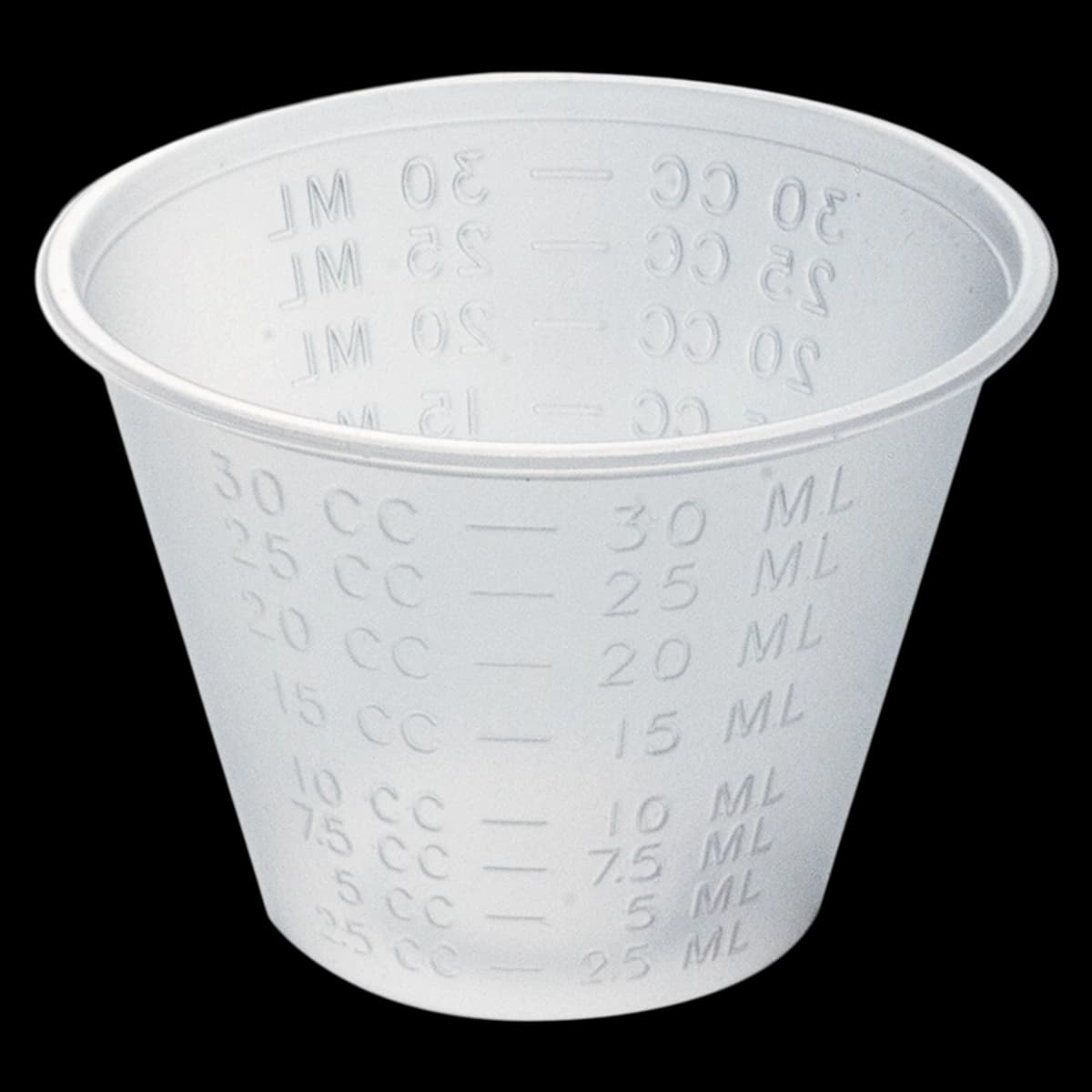 Dynarex Medicine Cups, Graduated, 1 oz, Clear Polypropylene, 100/Pk, DYN-4252 thumbnail 2