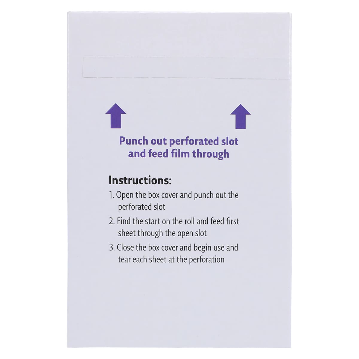 Palmero Clear Barrier Film, 4" x 6", Clear, Perforated, 1200 Sheets/Roll, Dispenser Box, 1803C thumbnail 3