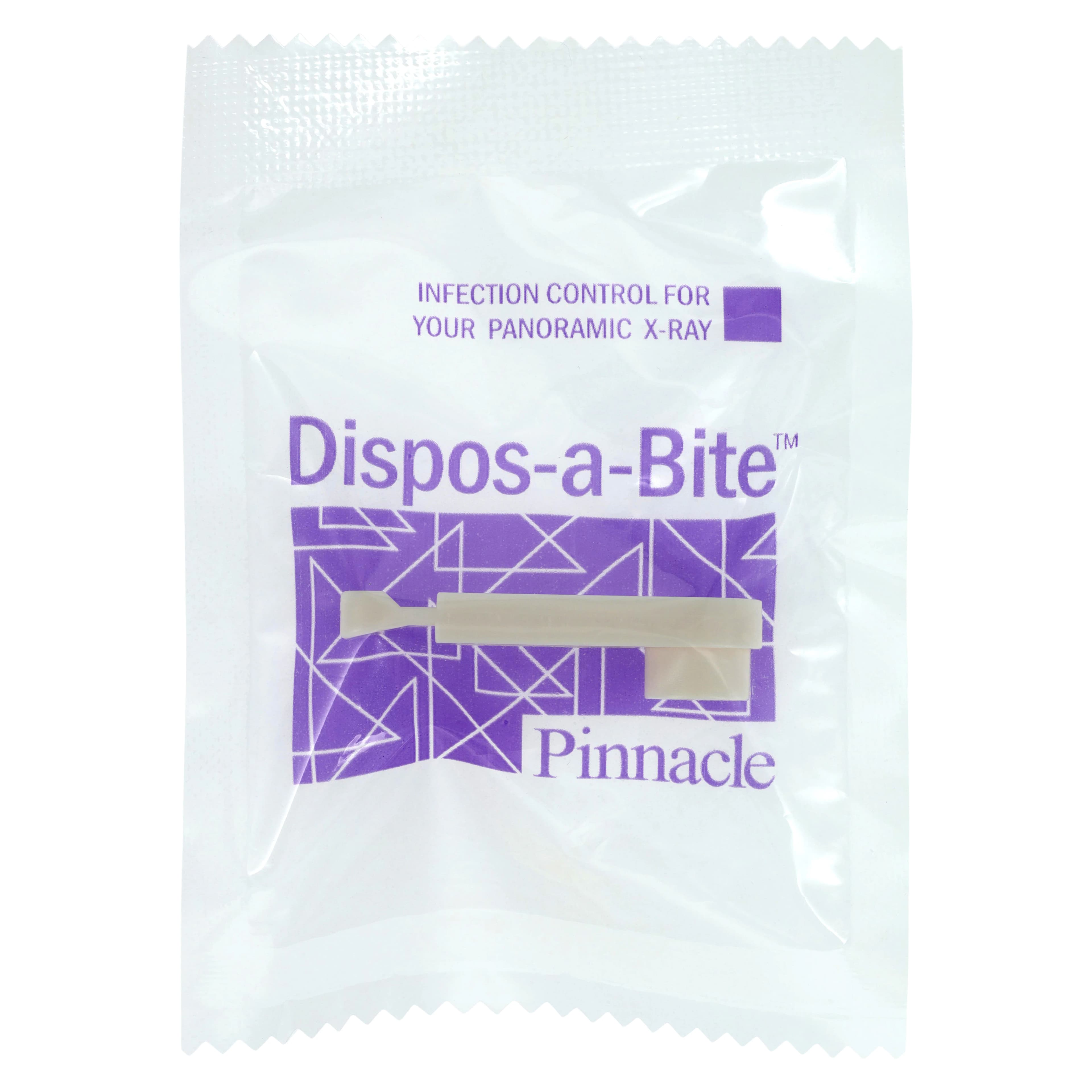Dispos-a-Bite Disposable Biteblock for Siemens OP10/Instrumentarium, Panoramic X-Ray, White, Individually Wrapped, 100/Box, 7010C thumbnail 2