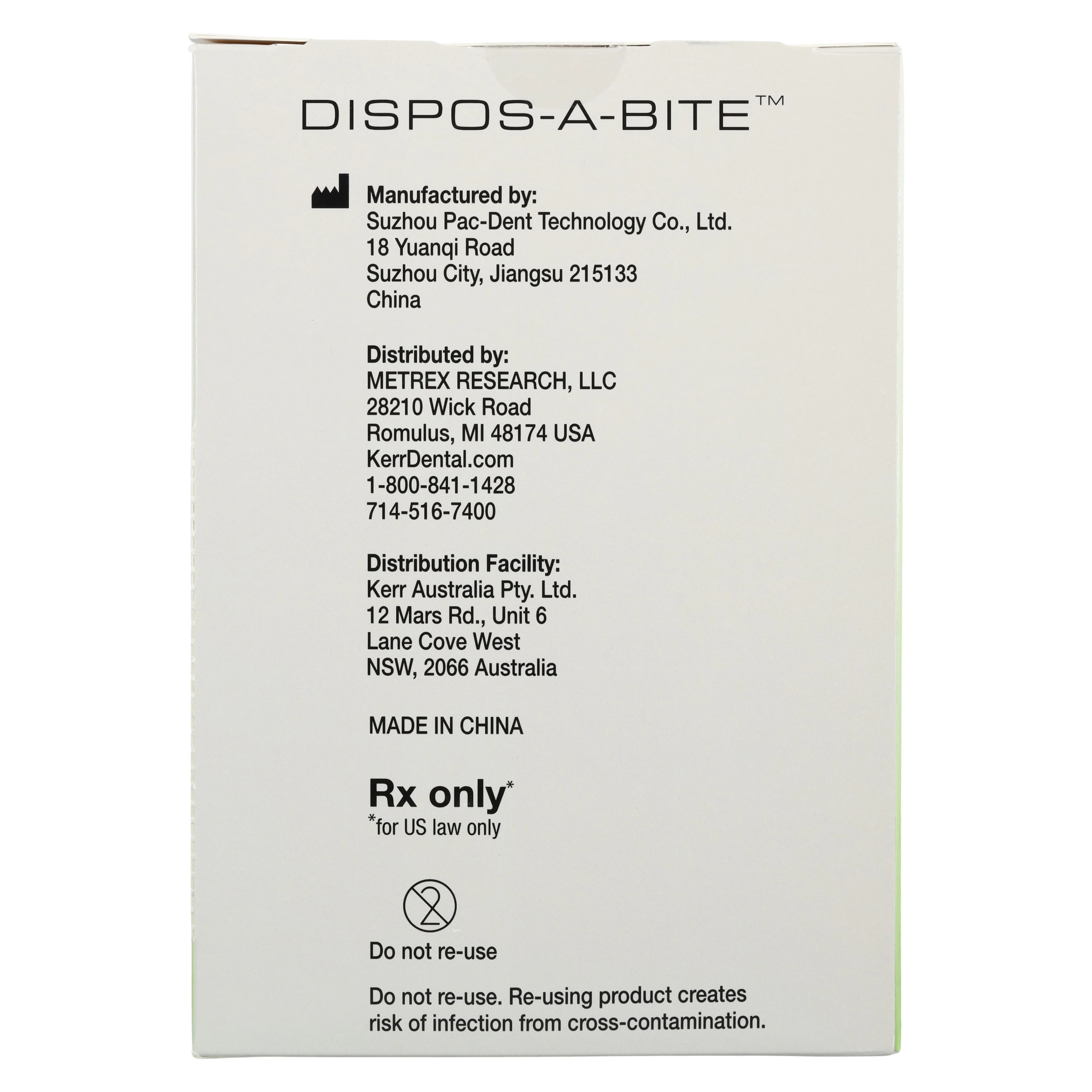 Dispos-a-Bite Disposable Biteblock for Siemens OP10/Instrumentarium, Panoramic X-Ray, White, Individually Wrapped, 100/Box, 7010C thumbnail 3
