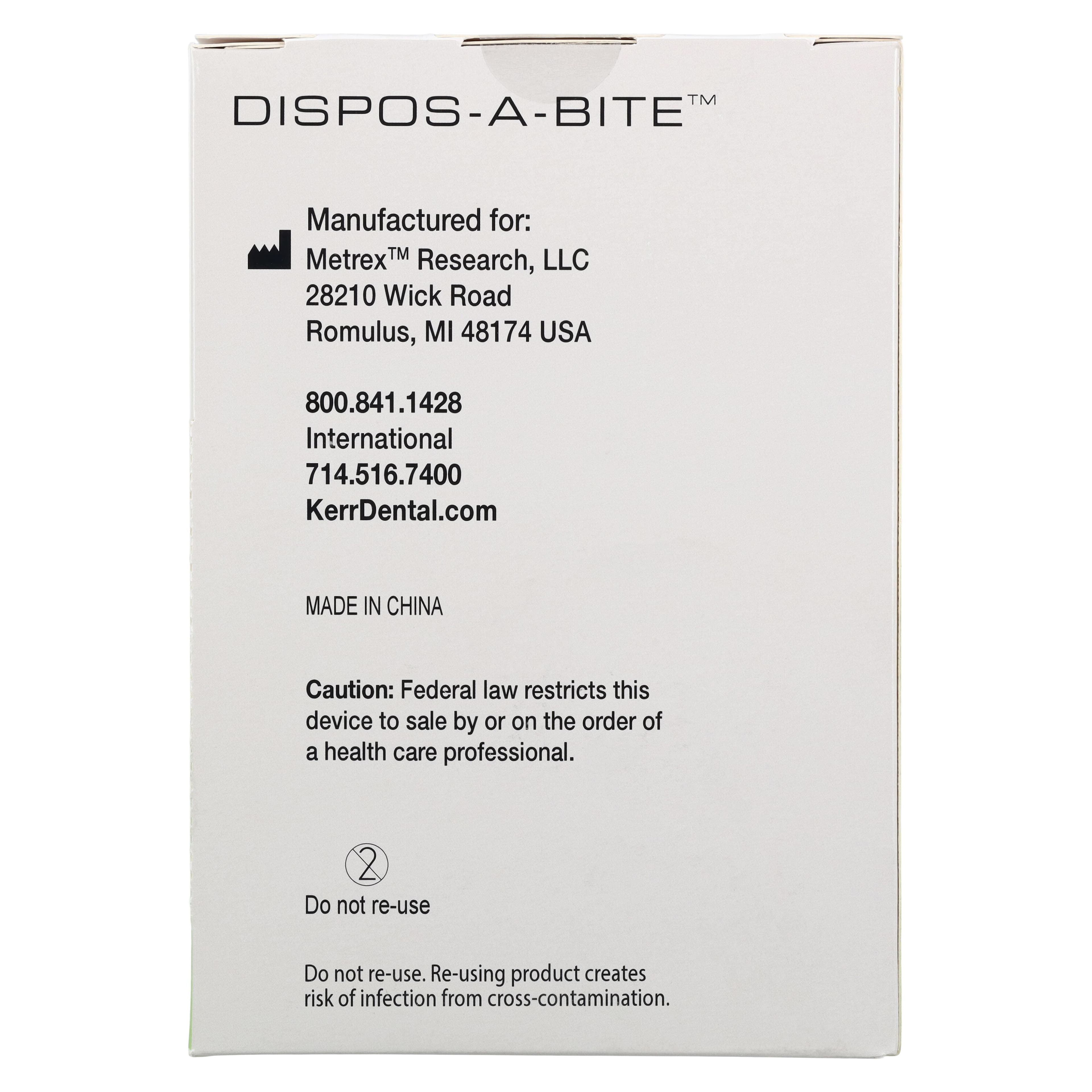 Dispos-a-Bite Disposable Biteblock for Belmont Autopan/Fiad-Rotograph, White, 100/Box, 7080C thumbnail 3