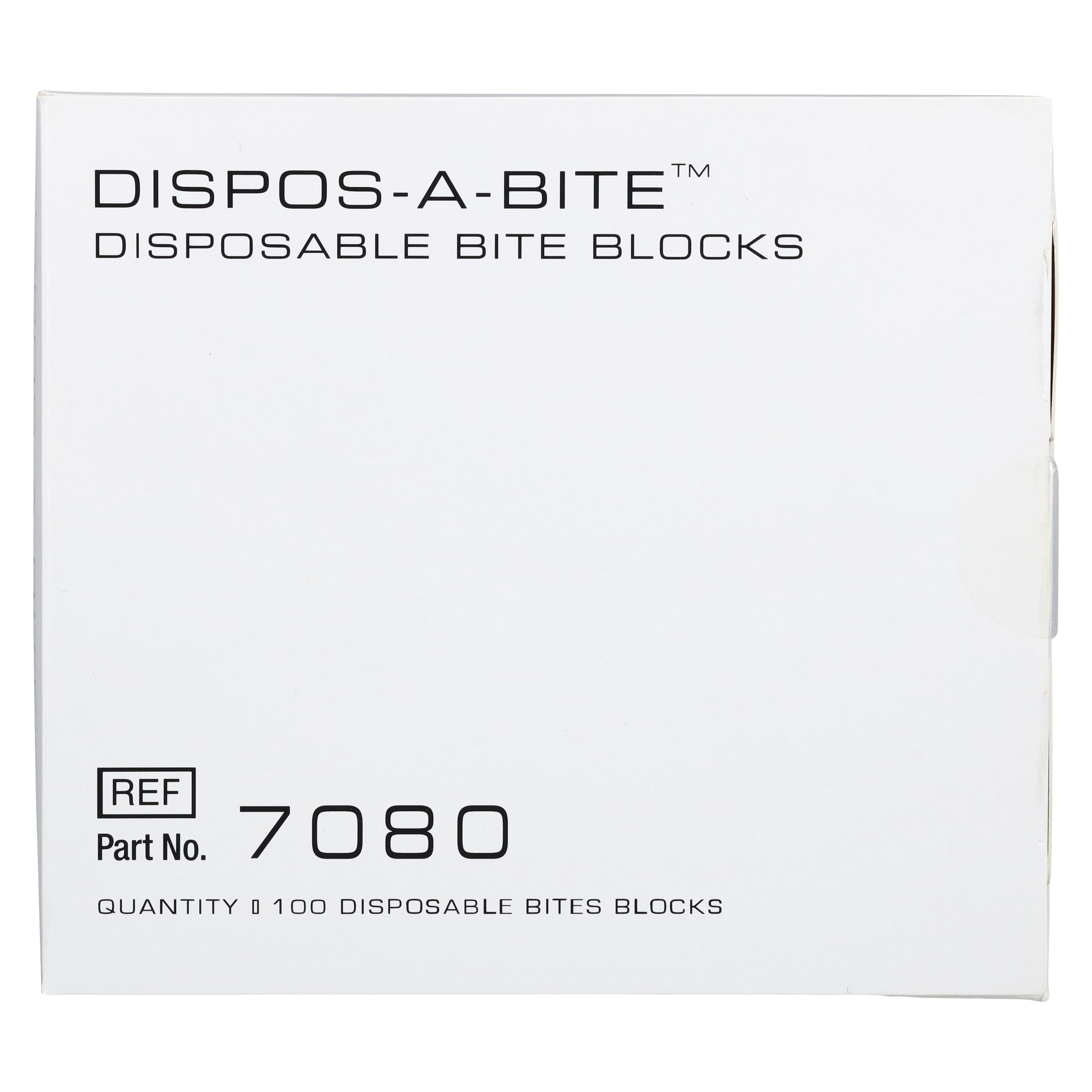 Dispos-a-Bite Disposable Biteblock for Belmont Autopan/Fiad-Rotograph, White, 100/Box, 7080C thumbnail 4