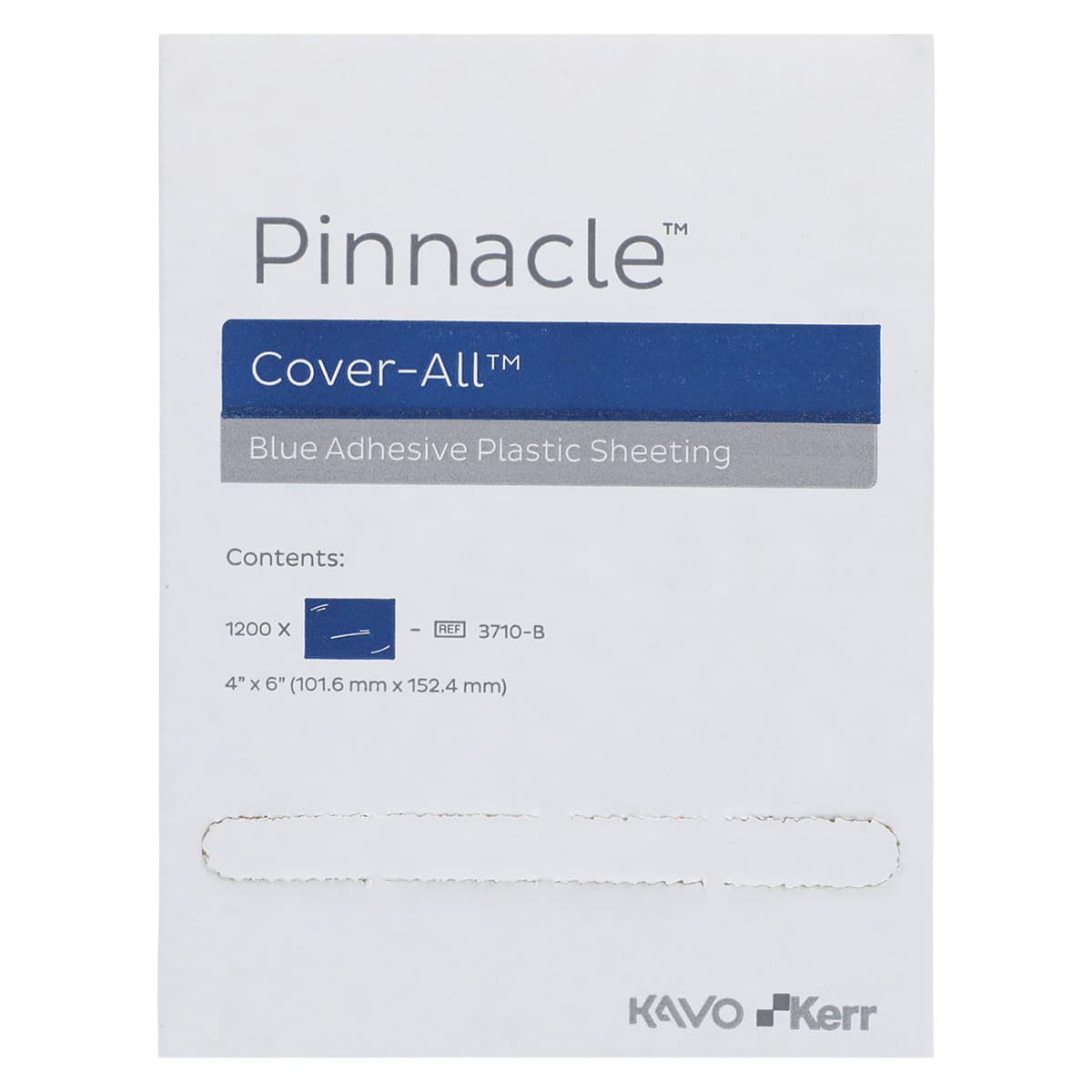 Pinnacle Cover-All Adhesive Barrier Film, Blue, 4" x 6", 1200/Roll, 3710-B thumbnail 4