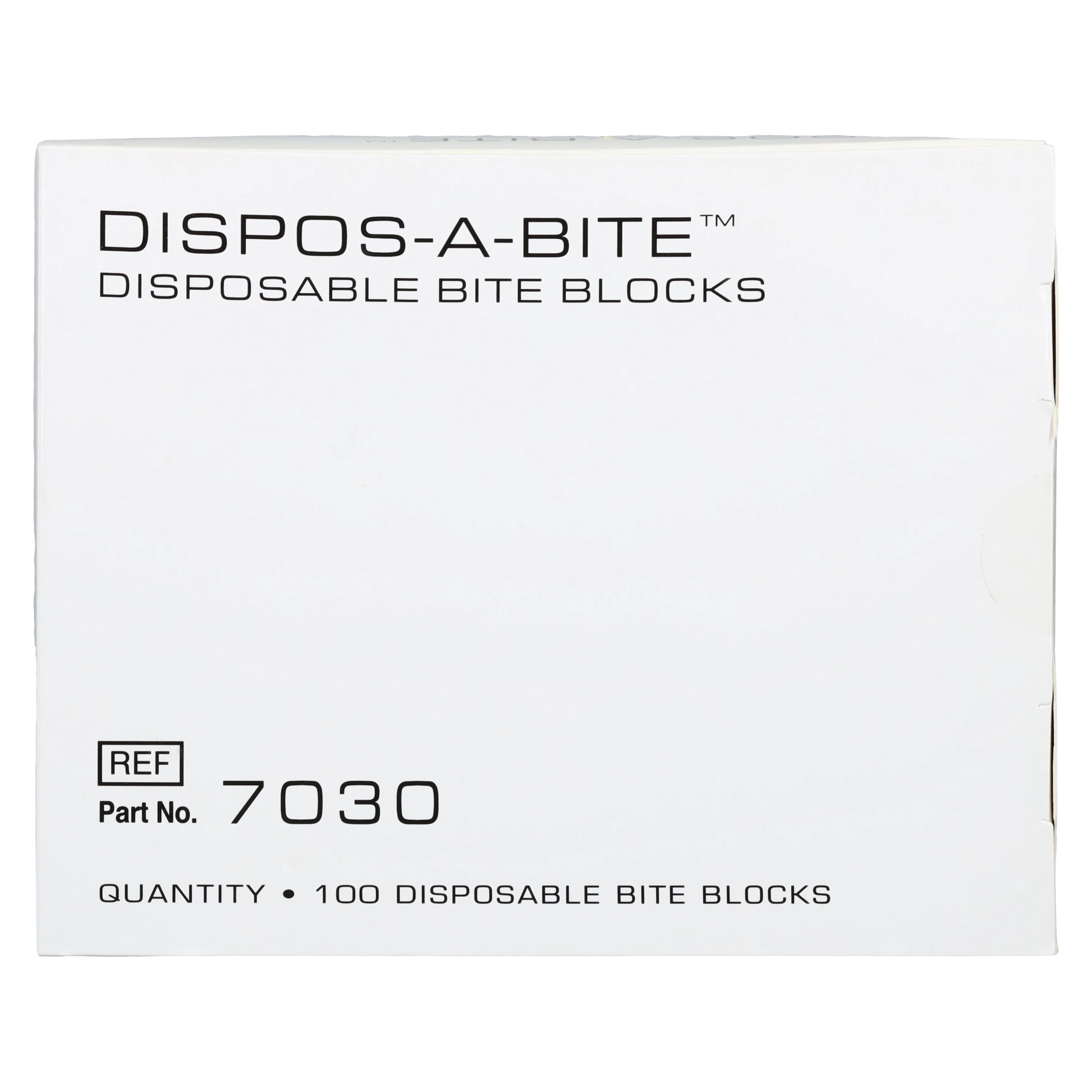 Dispos-a-Bite Disposable Biteblock for Phillips/Den-Tal-Ez/Soredex Panoramic X-Ray, White, 100/Box, 7030C thumbnail 4
