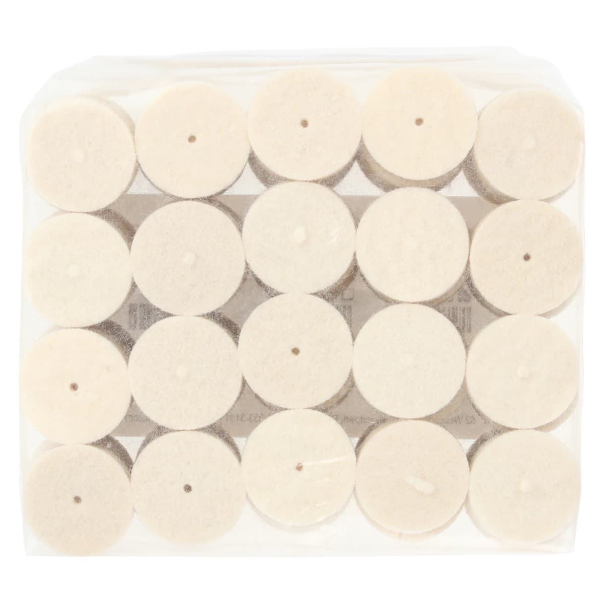 Keystone Soft Felt Wheels, 1" x 1/4", 100 per Box, No. 534S thumbnail 2