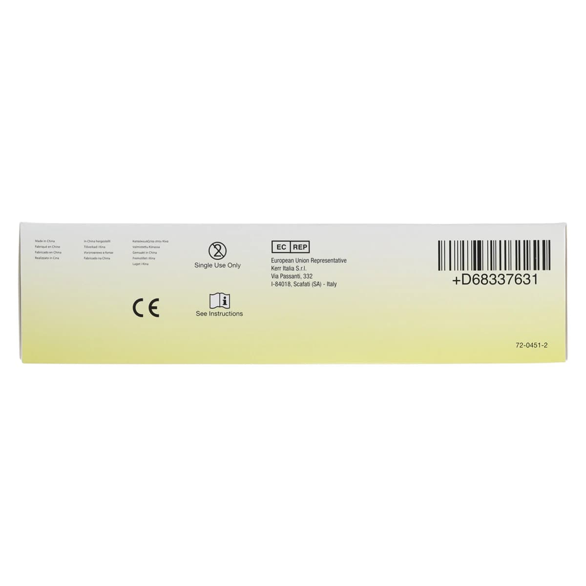 Pinnacle Syringe Sleeve with Adhesive Strip, 2.5" x 11.5", Clear, 500/Box, Model 3763-WA thumbnail 3