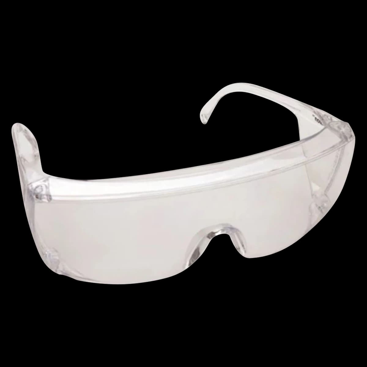 ProVision EyeSavers Safety Eyewear, Clear Frame/Clear Lens, OTG, One Size Fits All, 17S, 1/Pk - EyeSavers Eyewear - Clear - Image 1