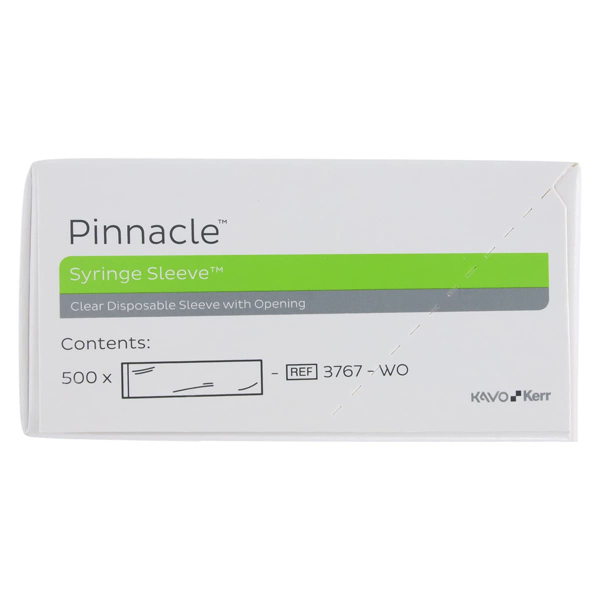 Pinnacle Syringe Sleeve with Opening, Clear, 2.5" x 10", 500/Box, 3767-WO thumbnail 5