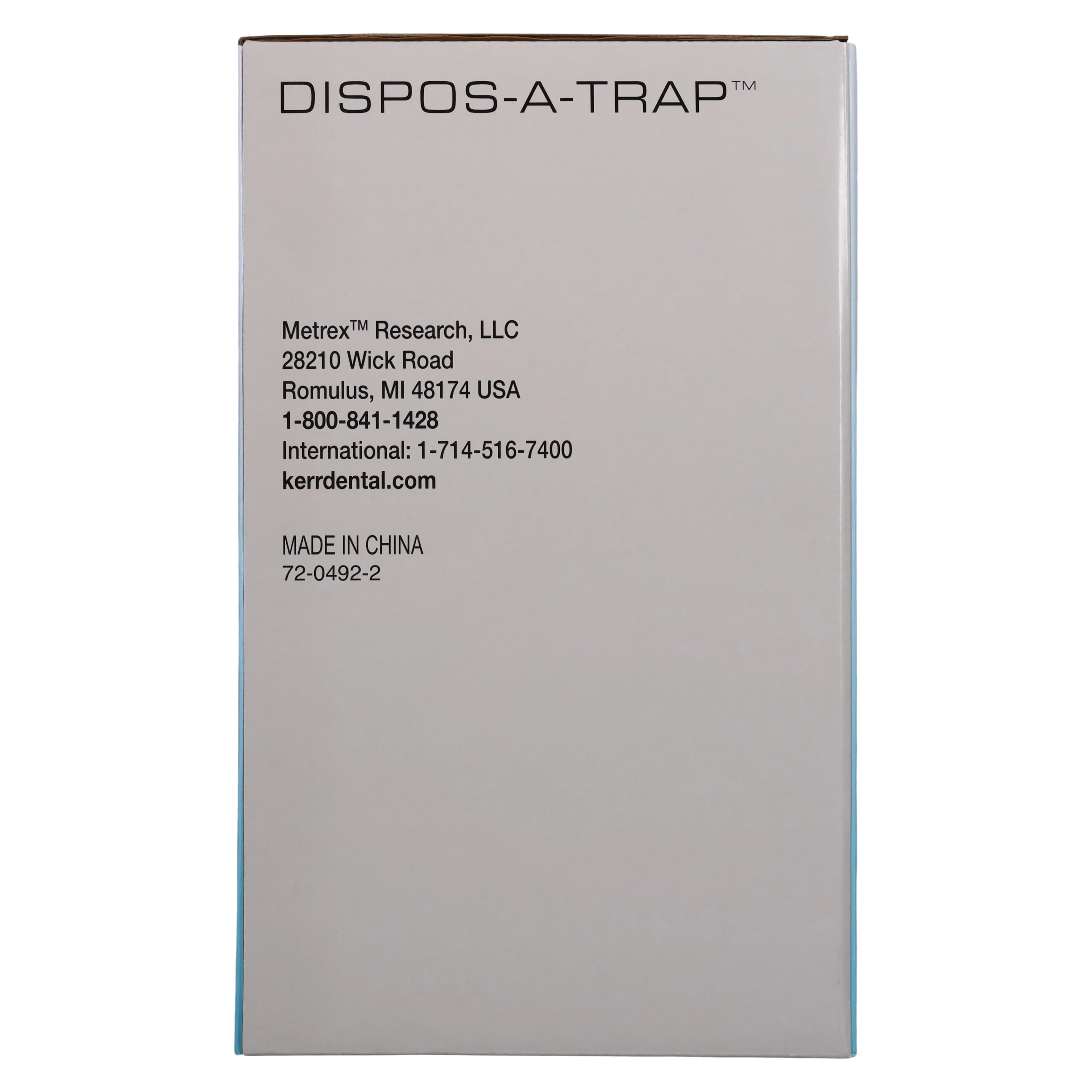 Kerr TotalCare Dispos-A-Trap Disposable Evacuator Trap, Model 5500, 1-1/4" Diameter, for A-dec Cascade & Performer, 144/Box thumbnail 5