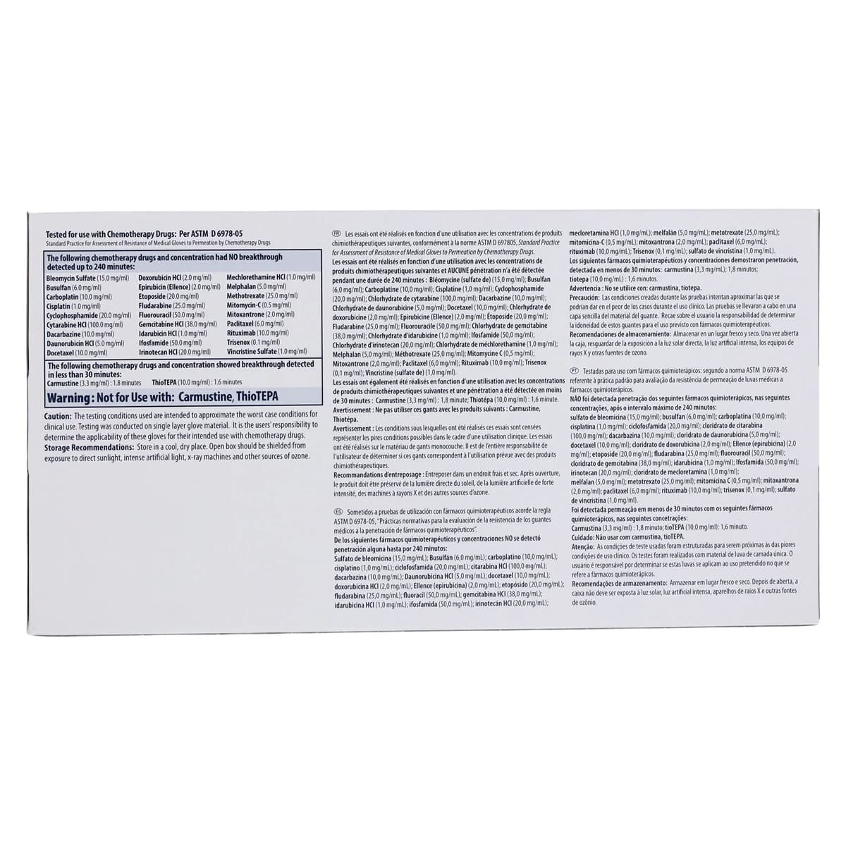 Halyard PURPLE NITRILE* Exam Gloves, Powder-Free, Latex-Free, Non-Sterile, Fingertip Textured, Chemo Rated, Large, Purple, 100/Box, 55083 thumbnail 8