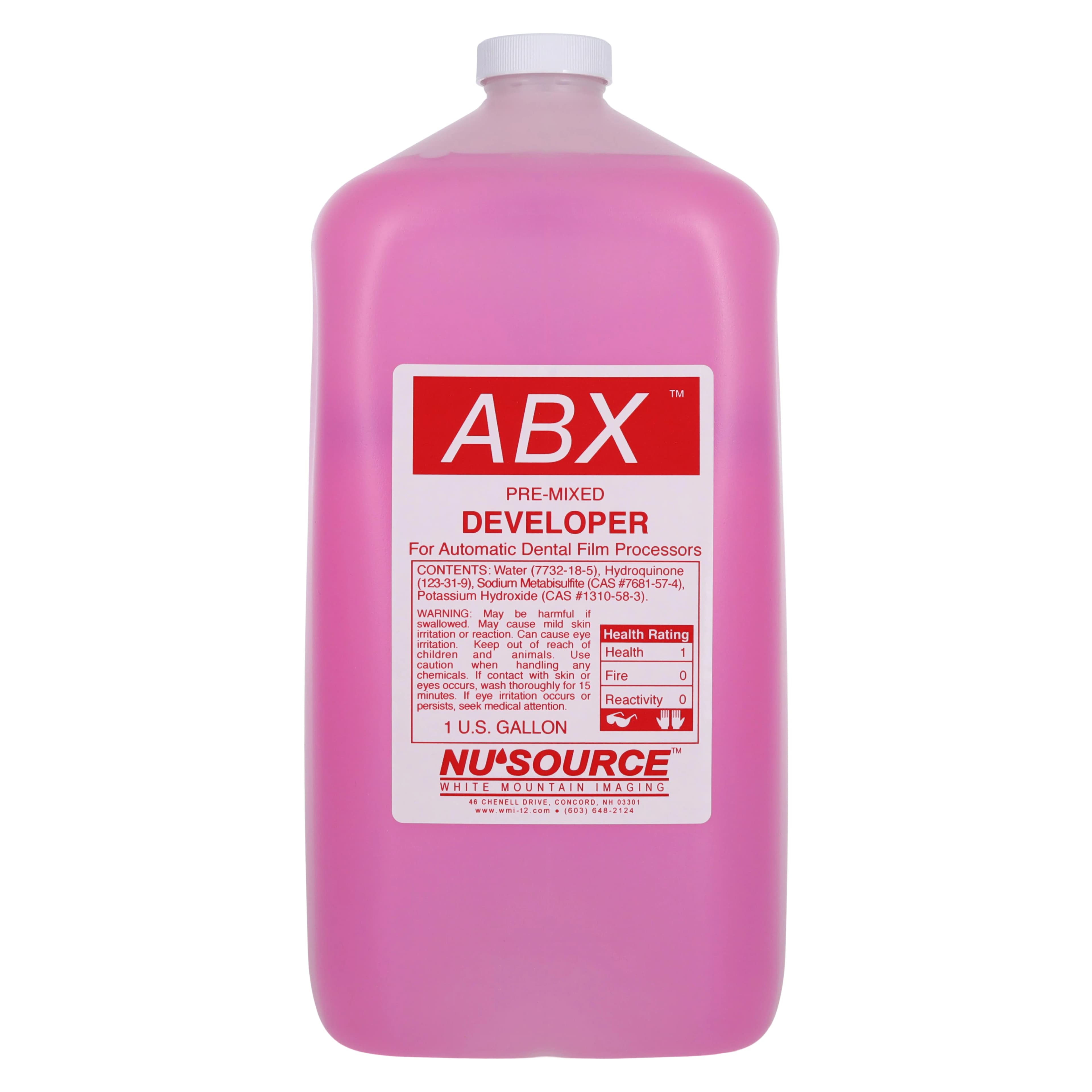 White Mountain Imaging ABX Automatic Developer Only, 1 Gallon, 4 Gallons/Case - ABX Developer Only - Image 1