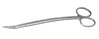 A Titan Dean Oral Surgery Scissor, Serrated, 7" (861) - Dean Scissor, 861 - Image 1