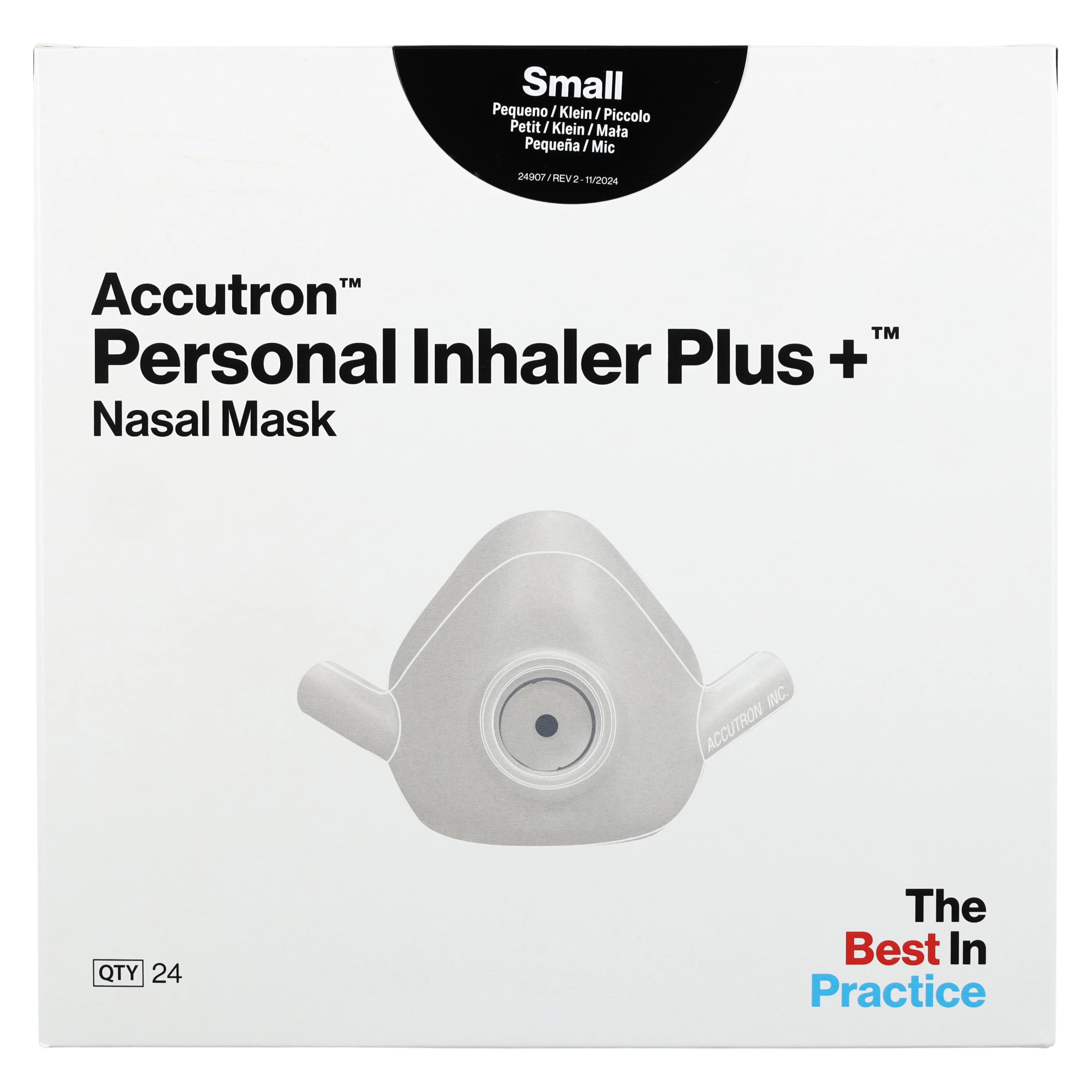 Accutron Personal Inhaler Plus+ (PIP+) Single-Use Nasal Hoods, Small, Variety Pack 1 (Orange, Strawberry, Bubblegum), Latex-Free, 24/Pk, 33017-1 thumbnail 7