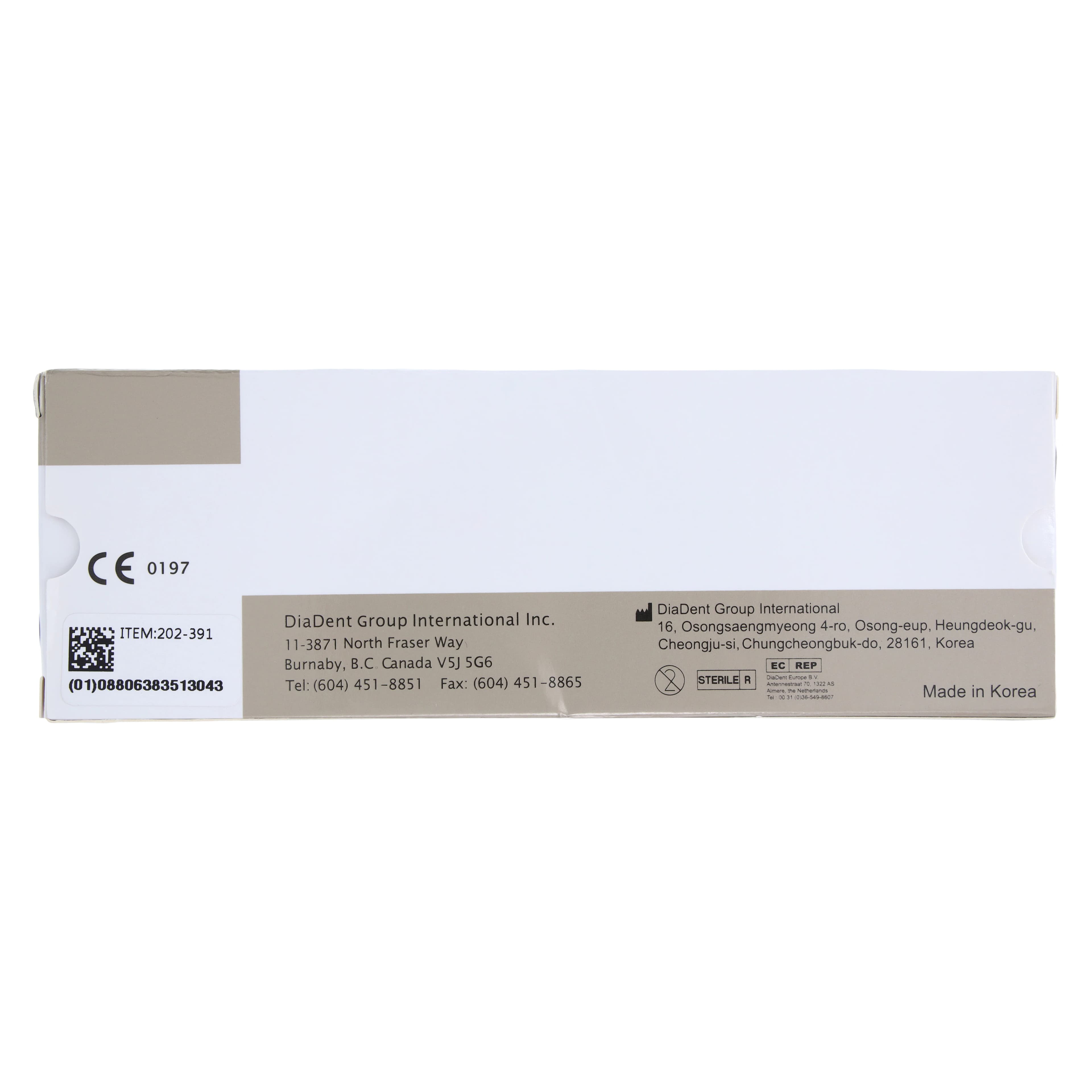 DiaDent Absorbent Paper Points, Non-Marked, Accessory Sizes Assorted XX-Fine to X-Coarse, Cell Pack, 200/Box thumbnail 3