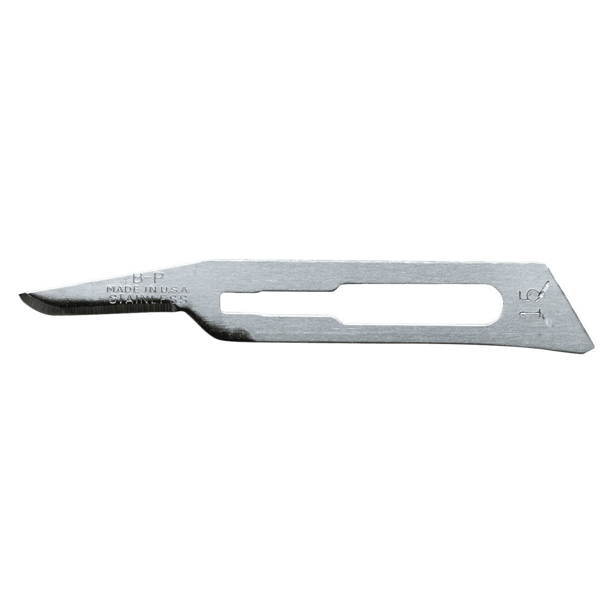 Bard-Parker Stainless Steel Sterile Surgical Blade #15C, Individually Packaged, 50/Case thumbnail 2