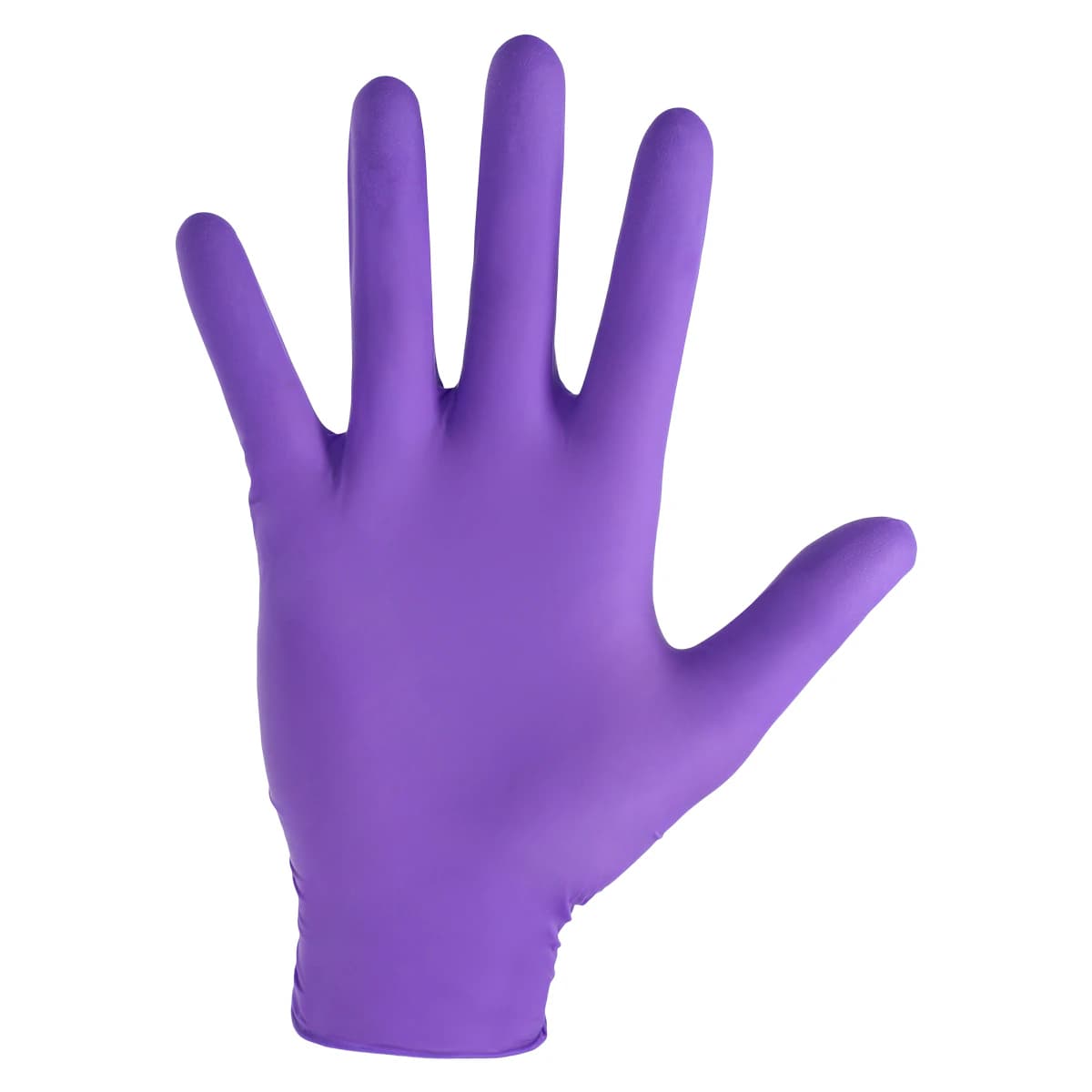 O & M Halyard Purple Nitrile Examination Gloves, Powder-Free, Non-Sterile, Latex-Free, X-Large, Purple, 100/Bx thumbnail 3
