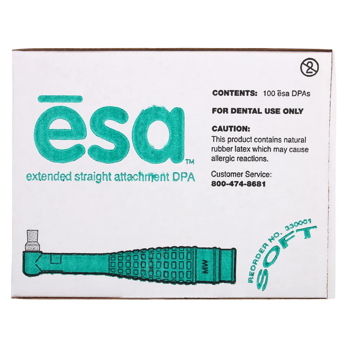 esa Disposable Prophy Angle, Midwest, Soft Cup, 100/Box, 3300015 thumbnail 3