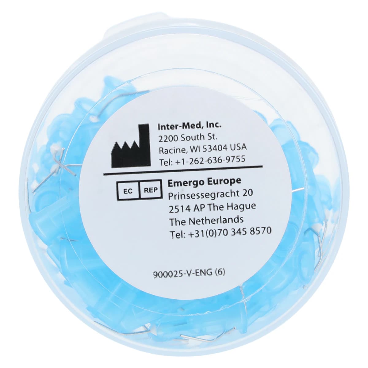 Vista Apex Pre-Bent Applicator Tips, 25 Gauge, Blue, 100/Pkg, 315325 thumbnail 4