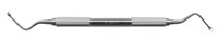 Lucas Bone Curette 87, Double-Ended, 3.6mm Rounded Tip, 22mm Shank, Stainless Steel, A. Titan Instruments - Lucas Bone Curette 87 - Image 1