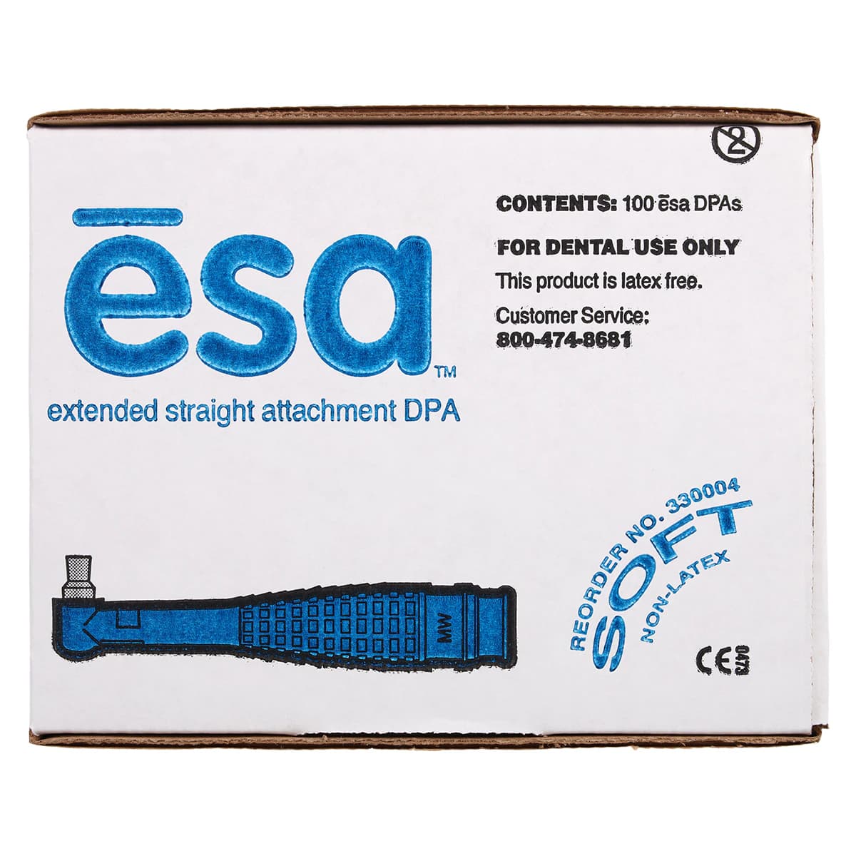 esa Disposable Prophy Angle, Midwest, Soft Cup, Non-Latex, 100/Box, 3300045 thumbnail 3