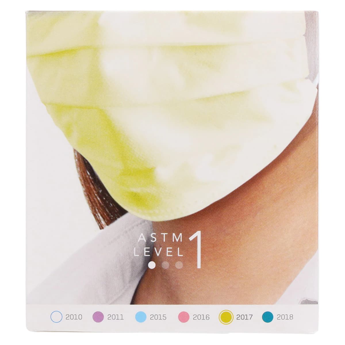 SafeMask® Premier™ Procedure Face Mask, ASTM Level 1, Ear Loop, Yellow, 50/Box thumbnail 8