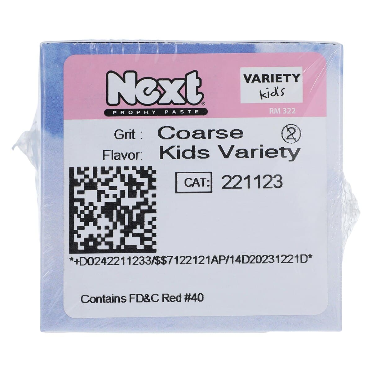 Next Prophy Paste Kid Assorted Coarse, Cherry/Mint/Bubblegum, 200 Cups/Box, PRV-221125 thumbnail 3