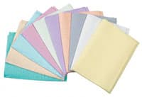 Crosstex Econoback Patient Bibs, 2-Ply Paper + 1-Ply Poly, 13" x 19", Peach, 500/Case, WEXPE - Econoback 2Ply+Poly Bib Peach WEXPE - Image 1