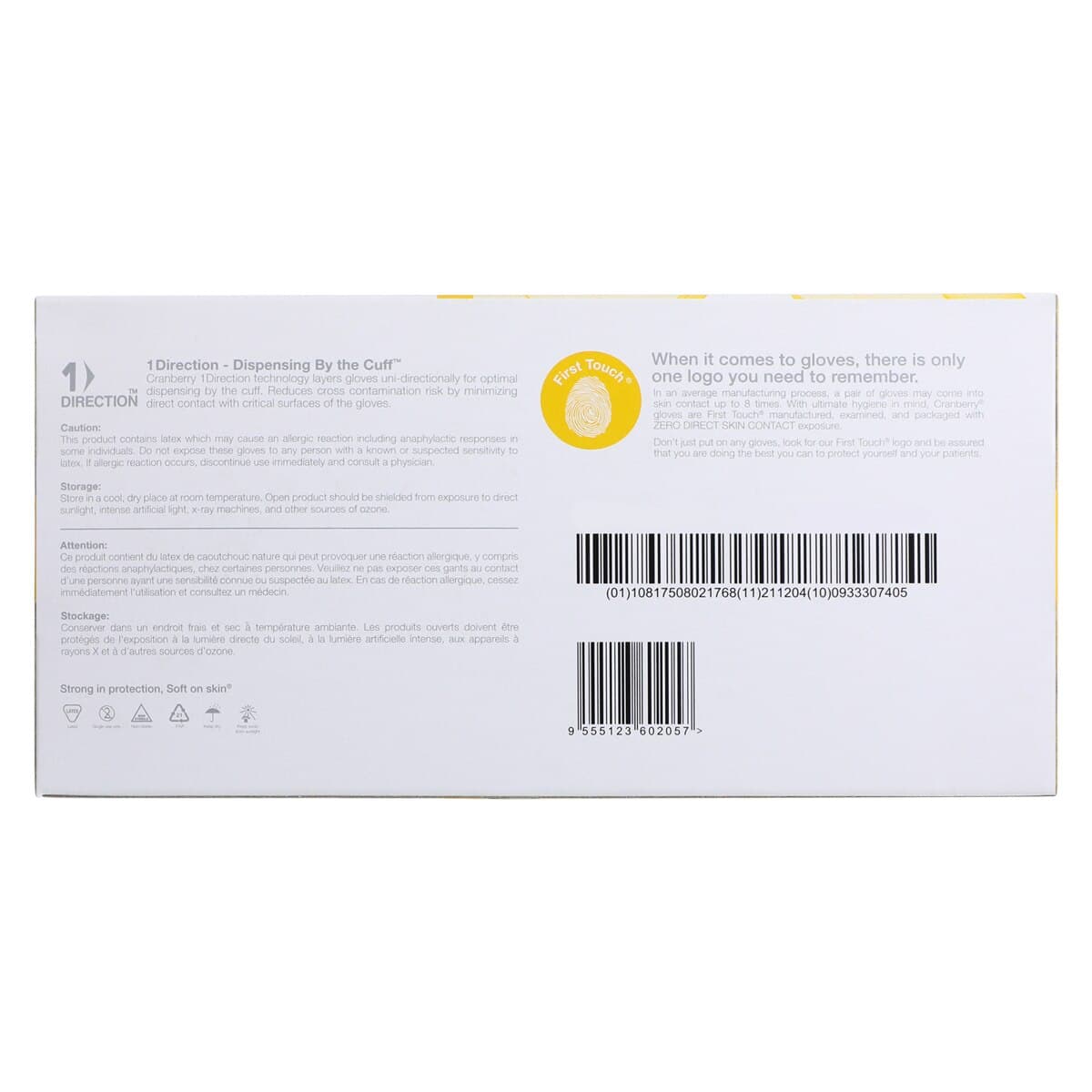 Cranberry® SIGMA Powder Free Latex Exam Gloves, Extra Small, White, 100/Box, CR5815 thumbnail 9