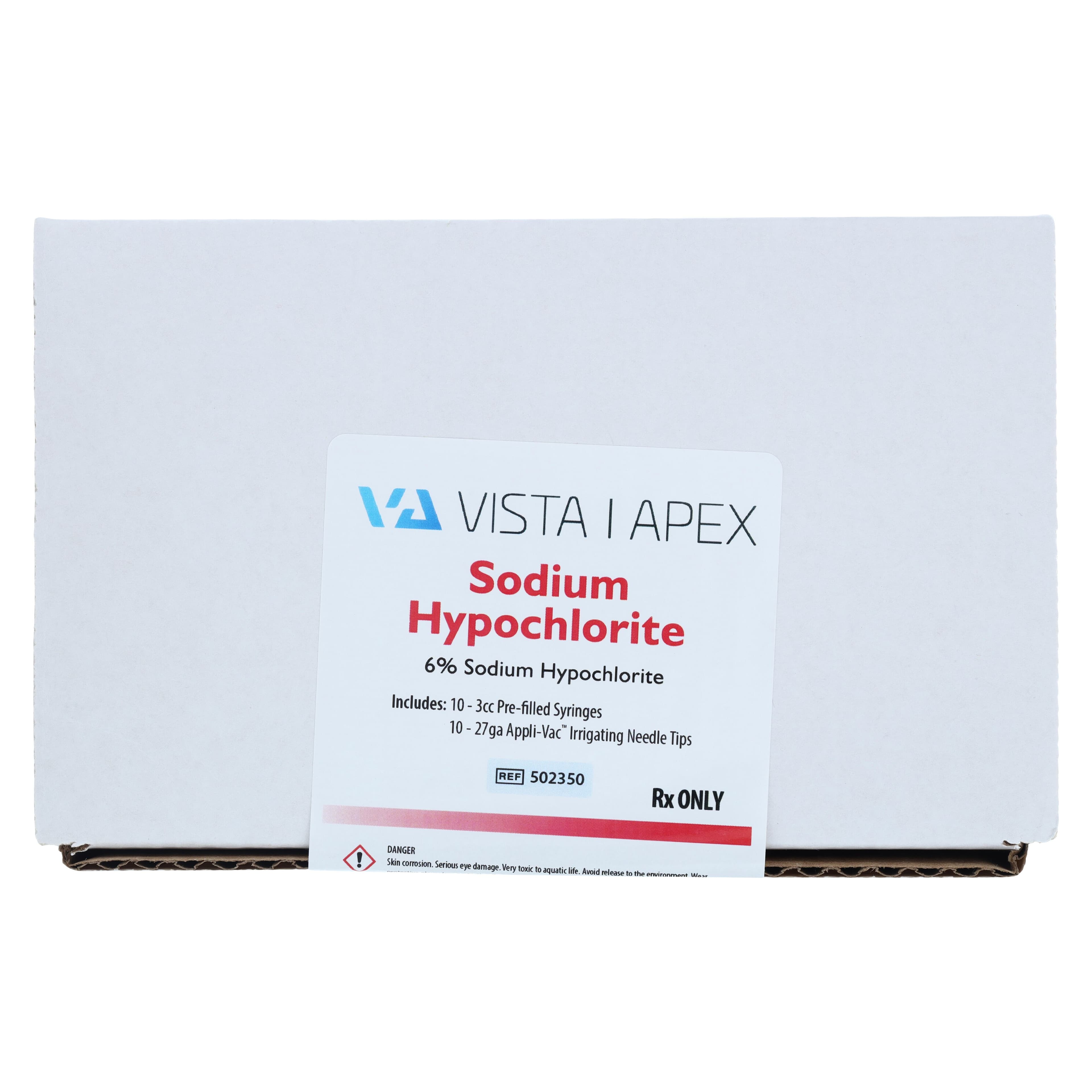 Sodium Hypochlorite Solution, 6%, Prefilled Syringe, 3 cc, 10/Pk, 502350 thumbnail 9