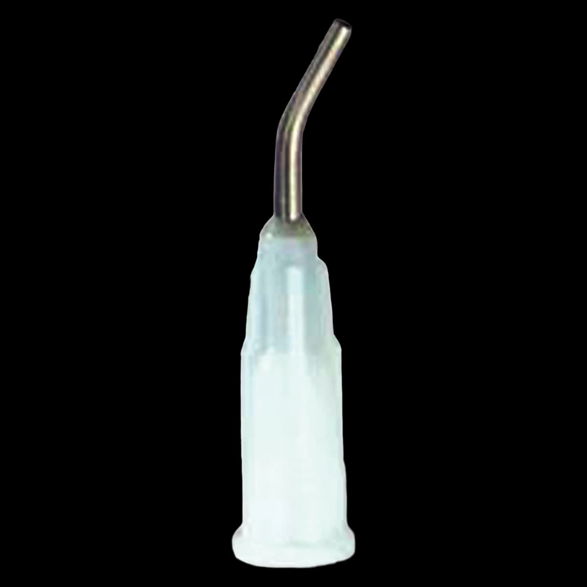 Vista Apex Pre-Bent Applicator Needle Tips, 16 Gauge, White, Blunt End, Luer Lock, 100/Pk, 315316 - Pre-Bent Applicator Tips 16g White 100/Cup - Image 1
