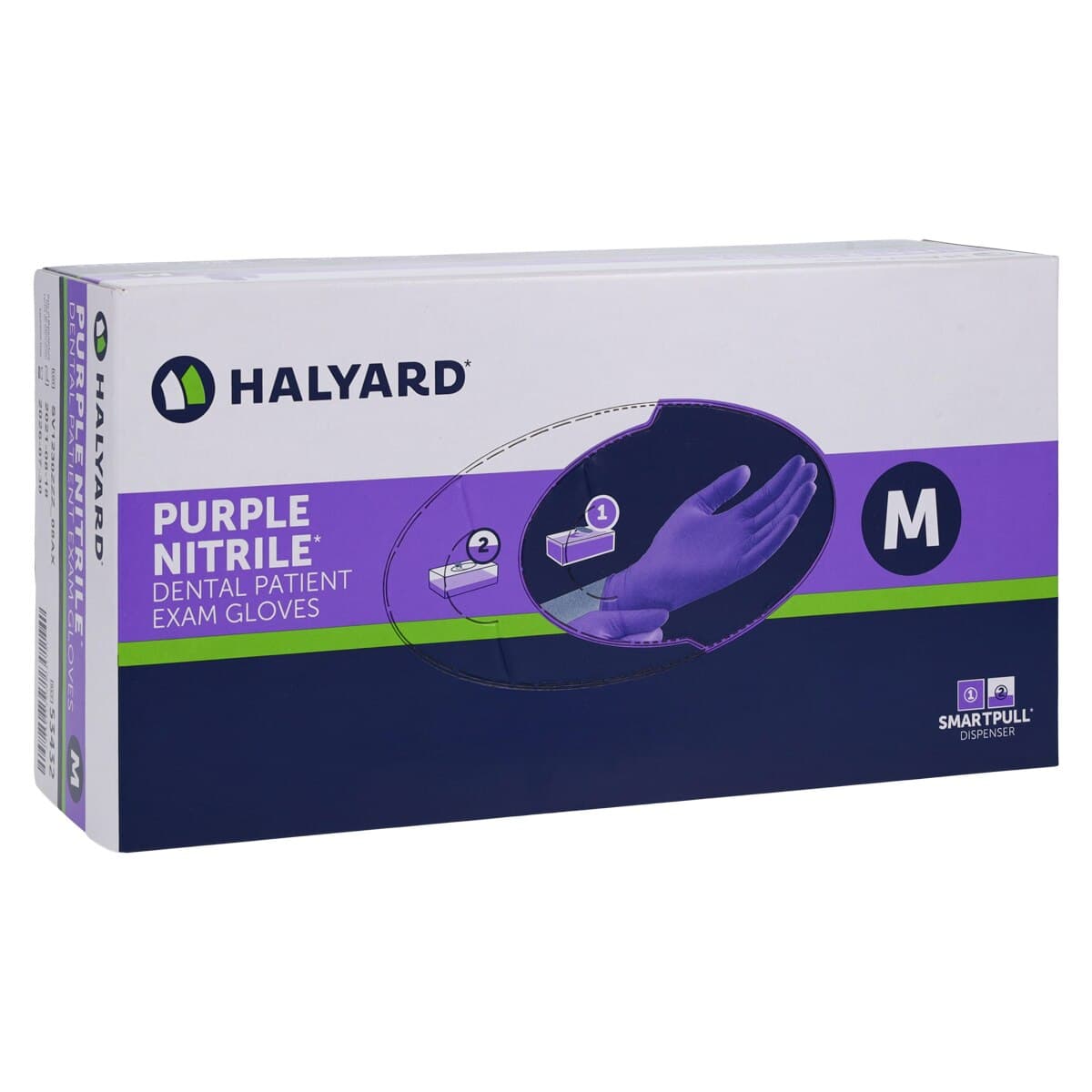 PURPLE NITRILE* Latex-Free Nitrile Exam Gloves, Powder-Free, Textured, Medium, Purple, 100/Box thumbnail 4