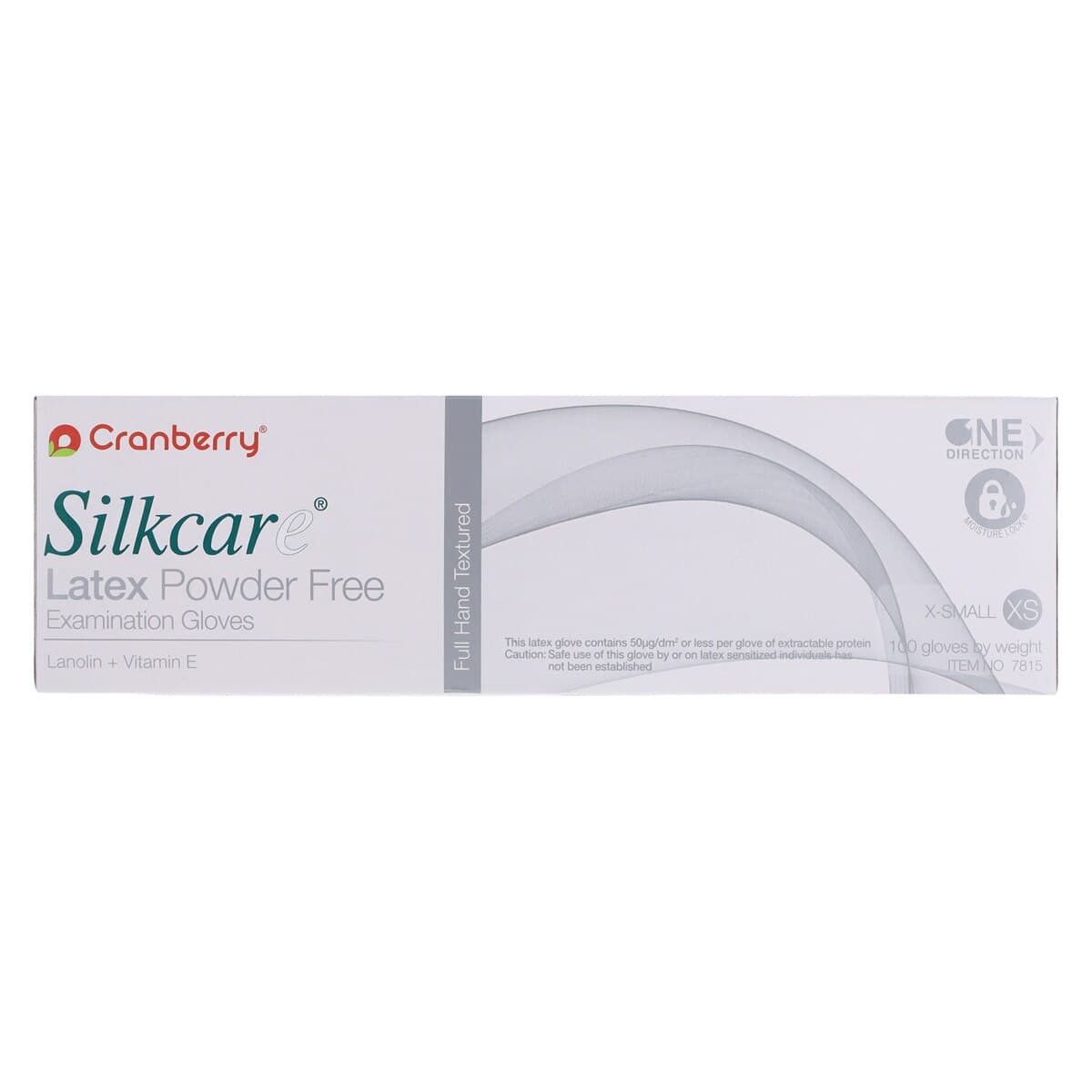 Cranberry Silkcare Latex Powder-Free Examination Gloves, Extra Small, 100/Box, CR7815 thumbnail 6