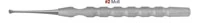 A. Titan Bone Curette, Single-Ended, Molt #2, Stainless Steel, 3.6 mm W - Bone Curette SE Molt - Image 1