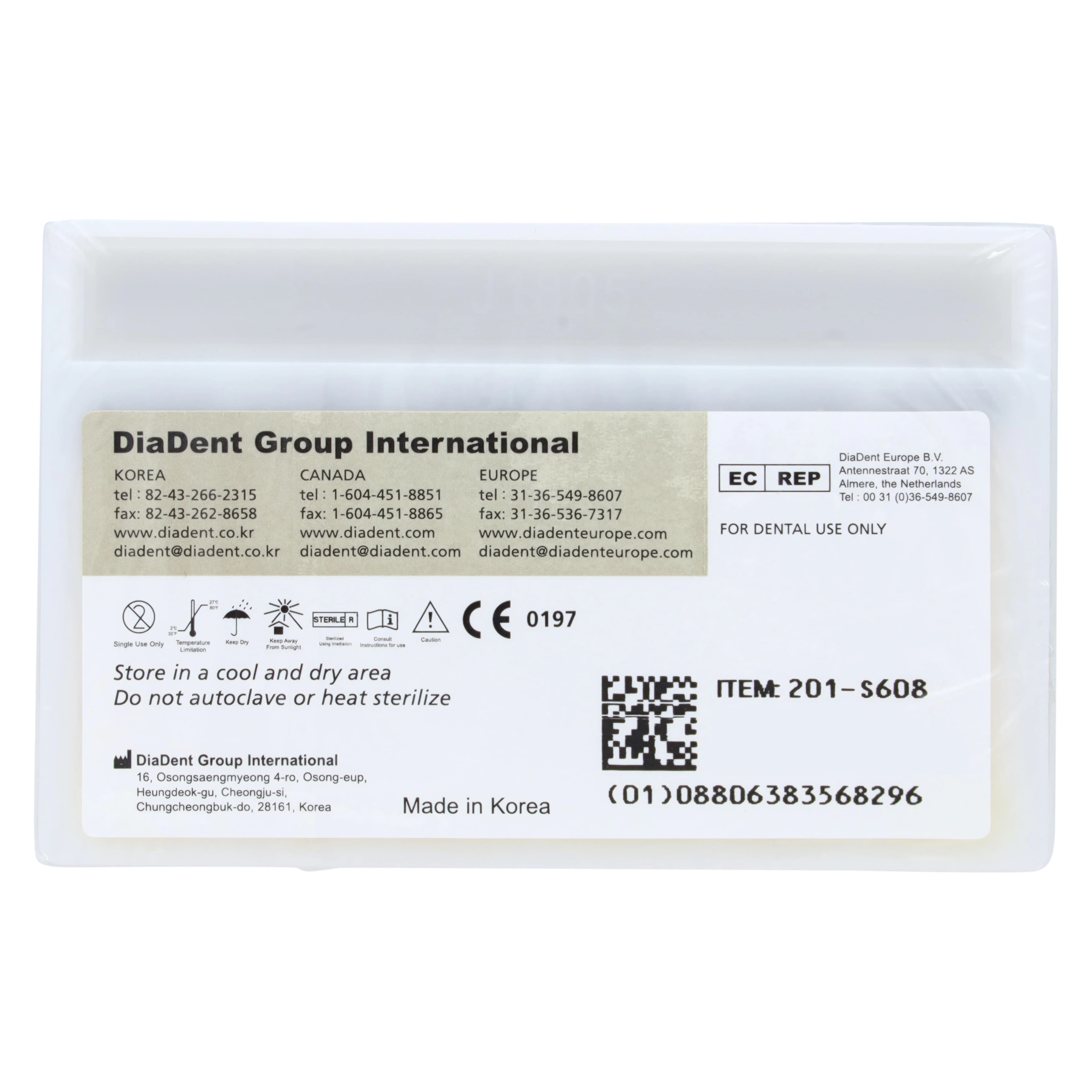 DiaDent Absorbent Paper Points, #40, Black, .02 Taper, Non-Marked, Spill-Proof Box of 200 thumbnail 2