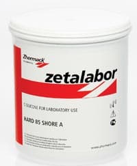 Zhermack Zetalabor C-Silicone Laboratory Putty, Regular Type, Gray, 5 kg Tub, C400811 - C-Silicone Laboratory Putty, 5 kg, C400811 - Image 1