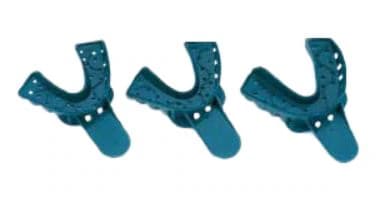 Excellent Disposable Impression Trays, #6, Small, Lower, Perforated Plastic, 12/Pk, IT-SL - Excellent Disposable Impression Trays, # 6, Small, Lower, 12/Pk, IT-SL - Image 1