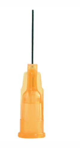 Vista Apex Bendable Applicator Tips, 25 Gauge, Orange, 1/2", Blunt End, Luer Lock, 100/Box, #315225 - 25GA Orange 1/2" Bendable Applicator Tips (100) - Image 1
