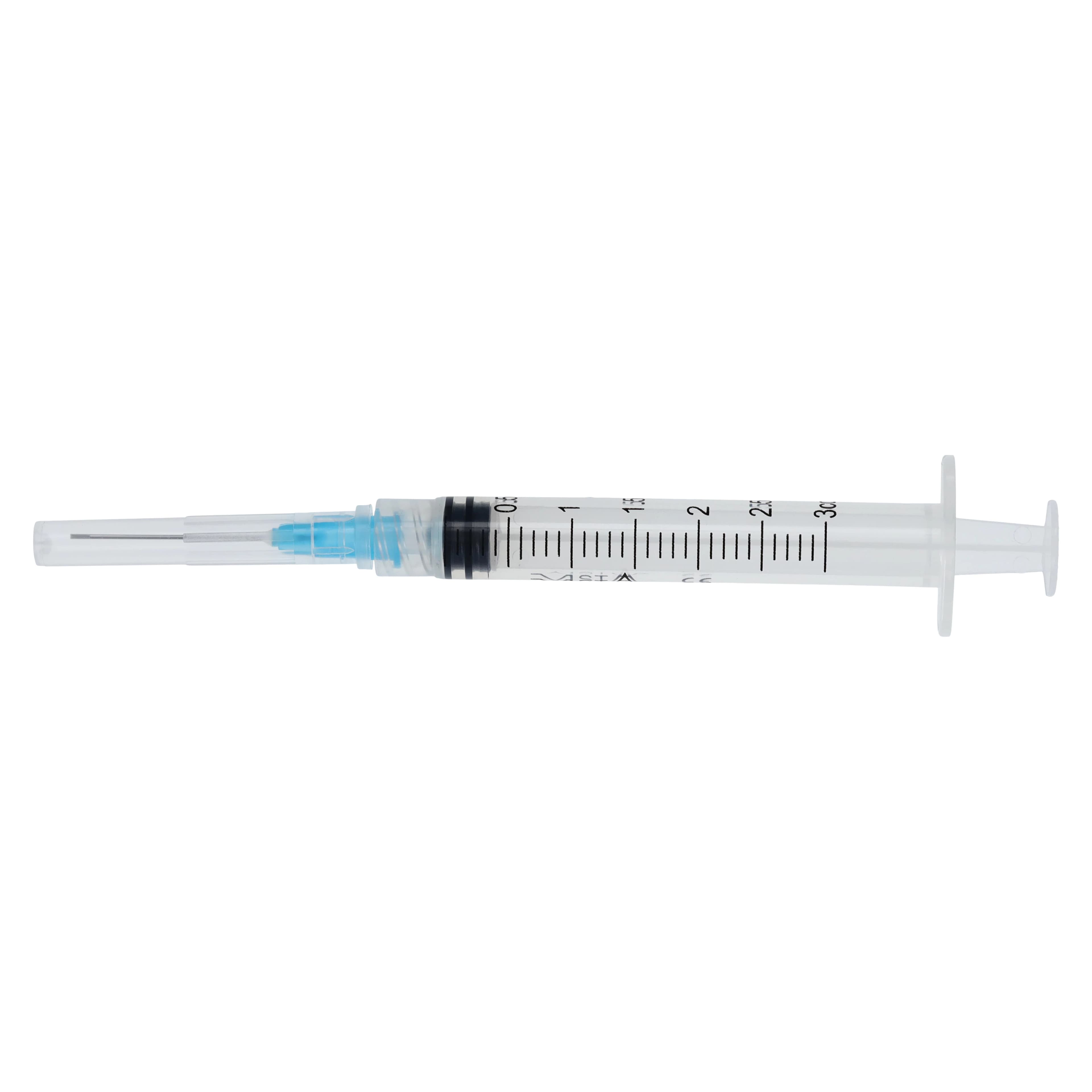 Appli-Vac Pre-Tipped Endodontic Irrigation Syringes, Luer Lock, 3 cc, 23 Ga, Blue, 100/Pk, 316133 thumbnail 3
