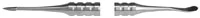 A. Titan Instruments Buser Periosteal Elevator, Double Ended, Stainless Steel, 1/Pk - Buser Periosteal Elevator - Image 1