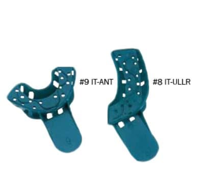 Plasdent Excellent Disposable Impression Trays, Anterior #9, Perforated, Royal Blue, 12/Pk, IT-ANT - Excellent Disposable Impression Trays, # 9, Anterior, 12/Pk, IT-ANT - Image 1