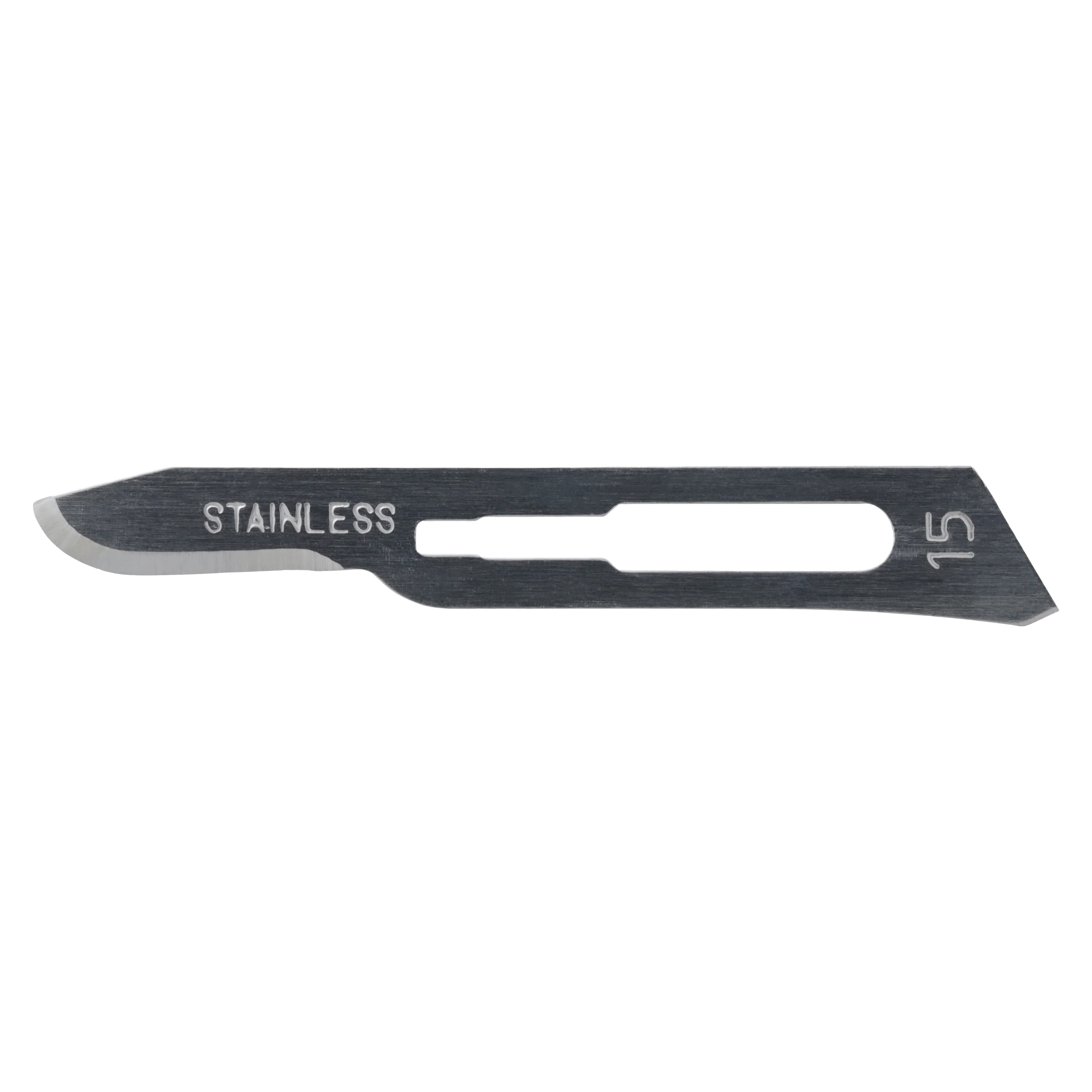 A. Titan Instruments #15 Stainless Steel Scalpel Blade, Sterile, 100/Pk thumbnail 3