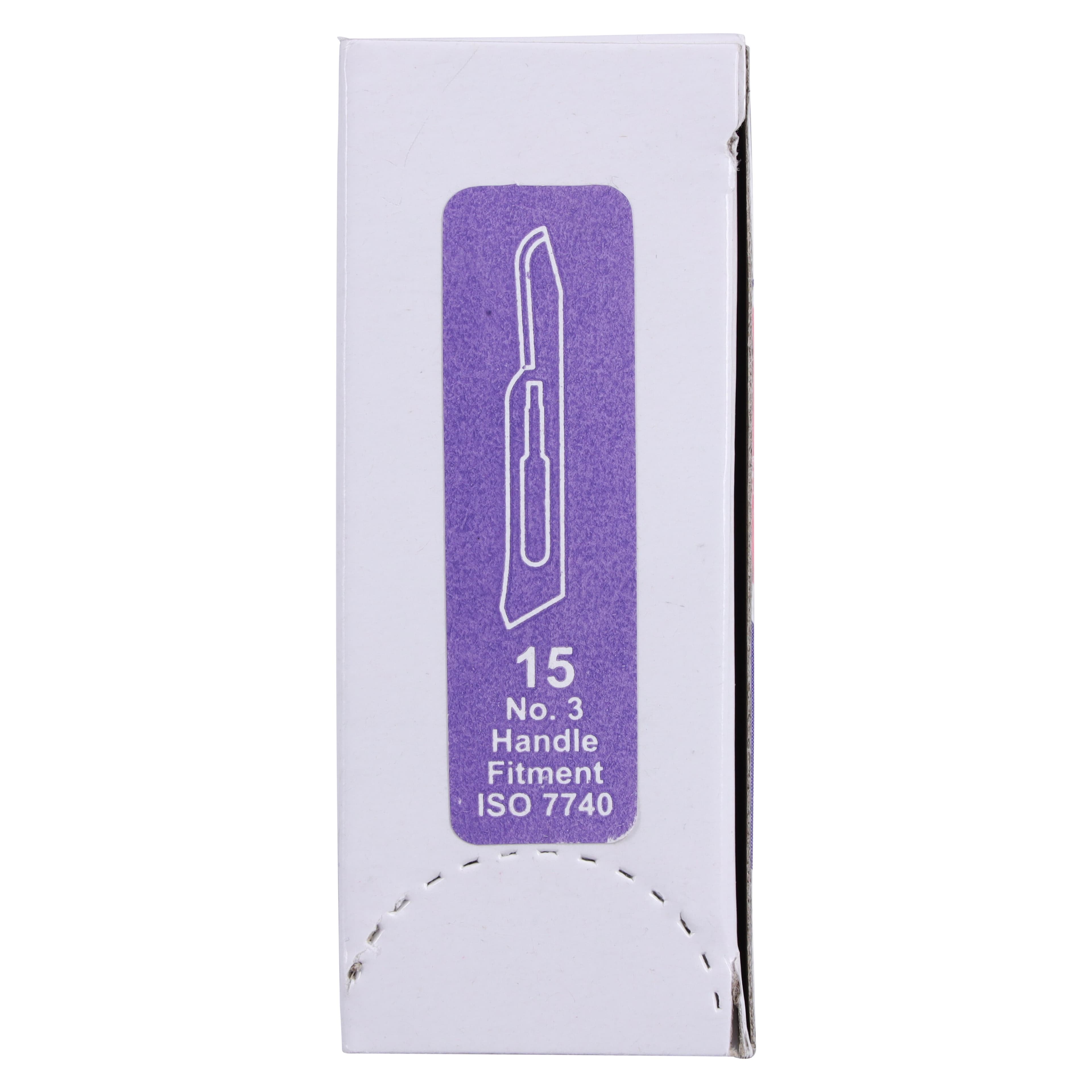 A. Titan Instruments #15 Stainless Steel Scalpel Blade, Sterile, 100/Pk thumbnail 7