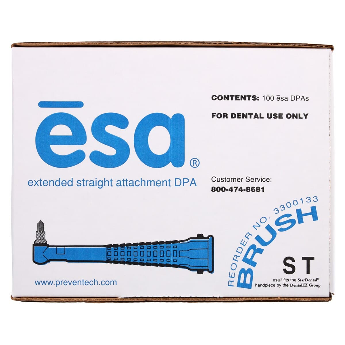 ESA Disposable Tapered Prophy Angle Brush for Star Titan, 100/Box, 3300135/3300133 thumbnail 3
