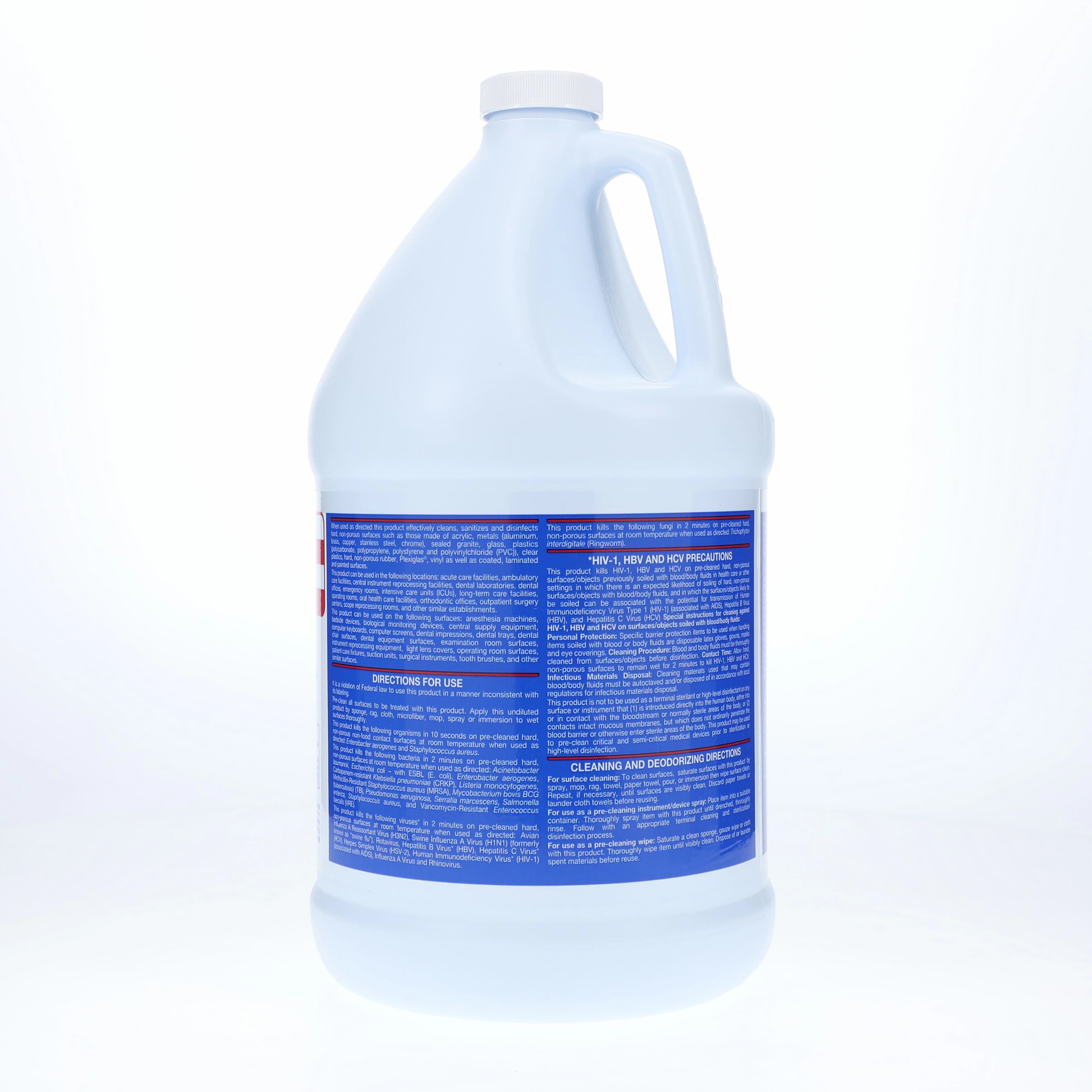 Opti-Cide-3 Surface Disinfectant, Ready-to-Use, 1 Gallon Pour Bottle, DOCP04-128 thumbnail 2