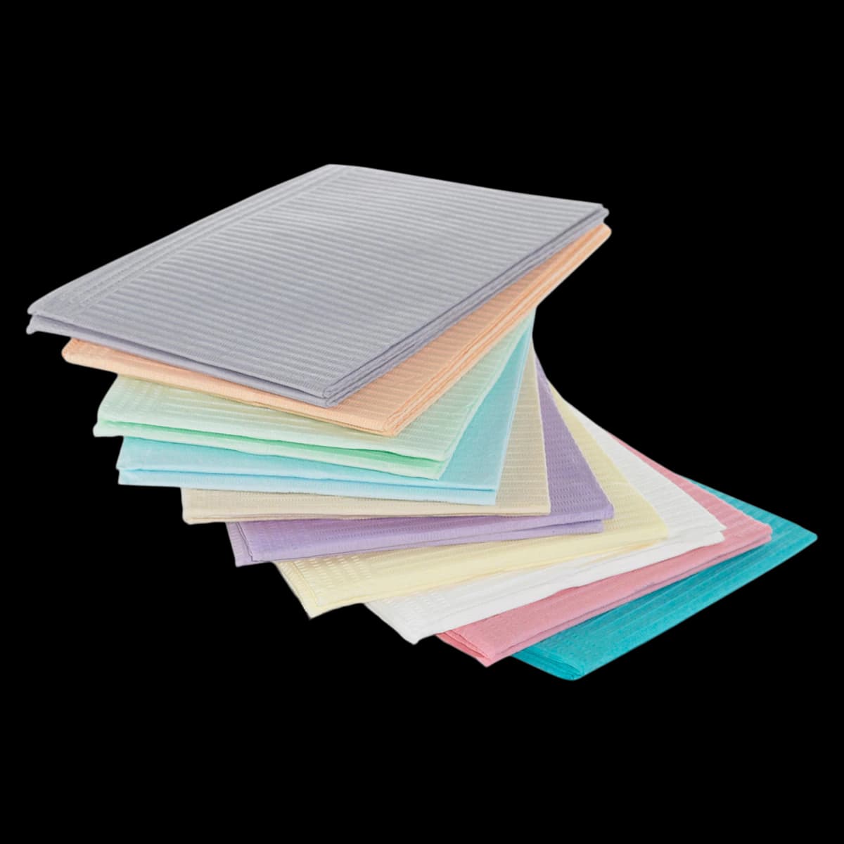 Medicom SafeBasics Dry-Back Patient Bibs, 2-Ply Tissue/Poly, Lavender, 13" x 18", 500/Case, 8280 - SafeBasics Dry Back Bibs 2-Ply 500/Bx Lavender, 8280 - Image 1