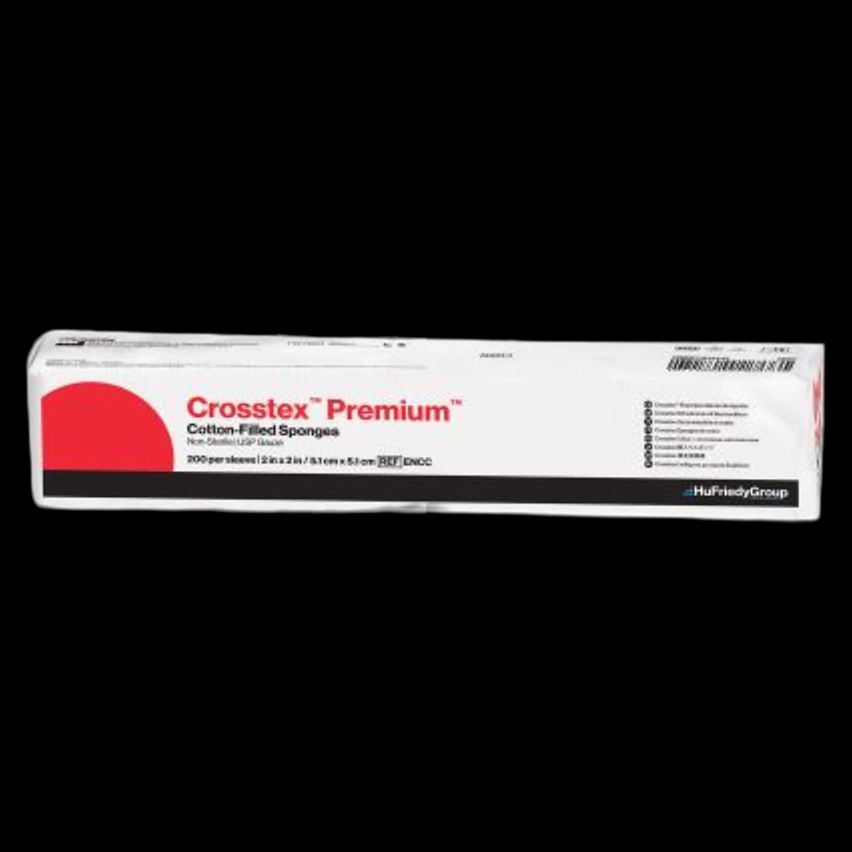 Crosstex Premium Cotton-Filled Exodontia Sponges, Non-Sterile, 4" x 4", 2000/Case, ENCC4 - Cotton Filled 4X4 Sponge - Image 1