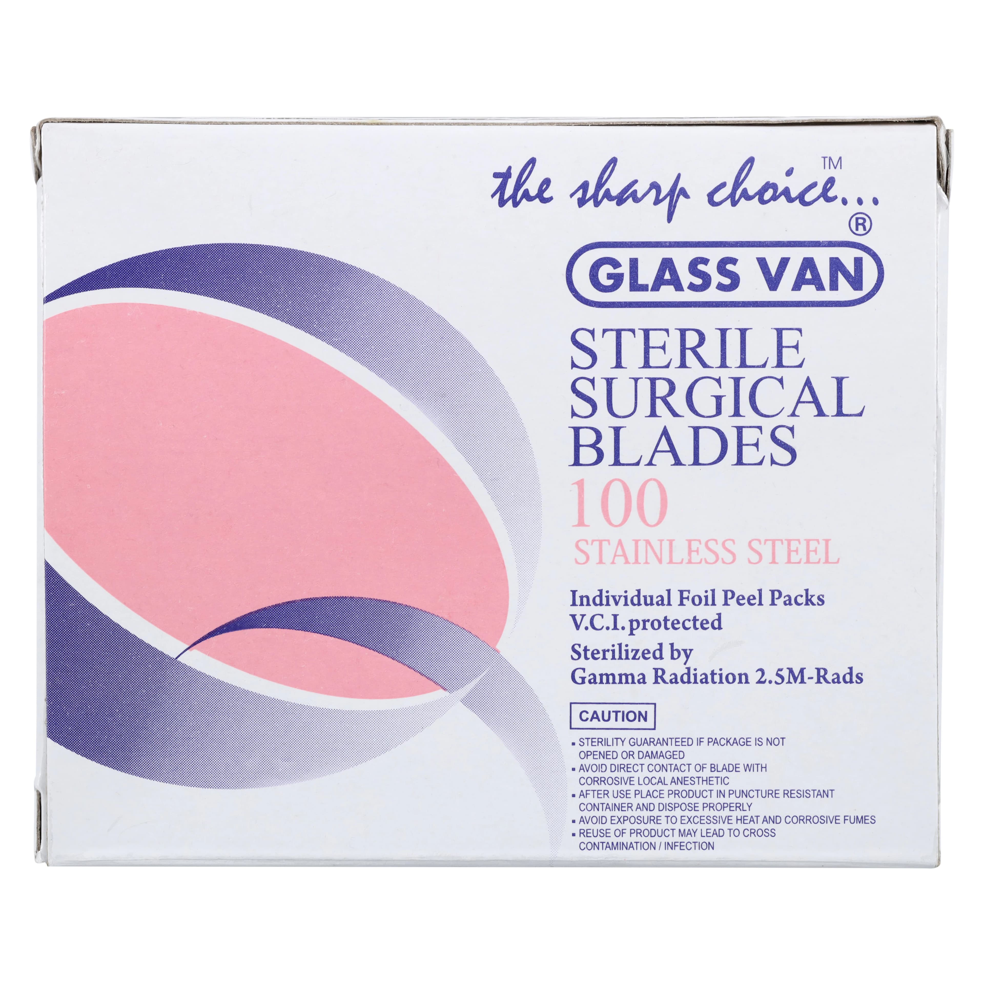 A. Titan #15C Stainless Steel Sterile Scalpel Blades, 100/Box thumbnail 6