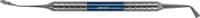 Sinus 7 Bone Carrier and Plugger, 6mm Spoon / 4mm Plugger, Double-End, Anodized Blue, A. Titan - Sinus 7 Bone Carrier and Plugger - Image 1