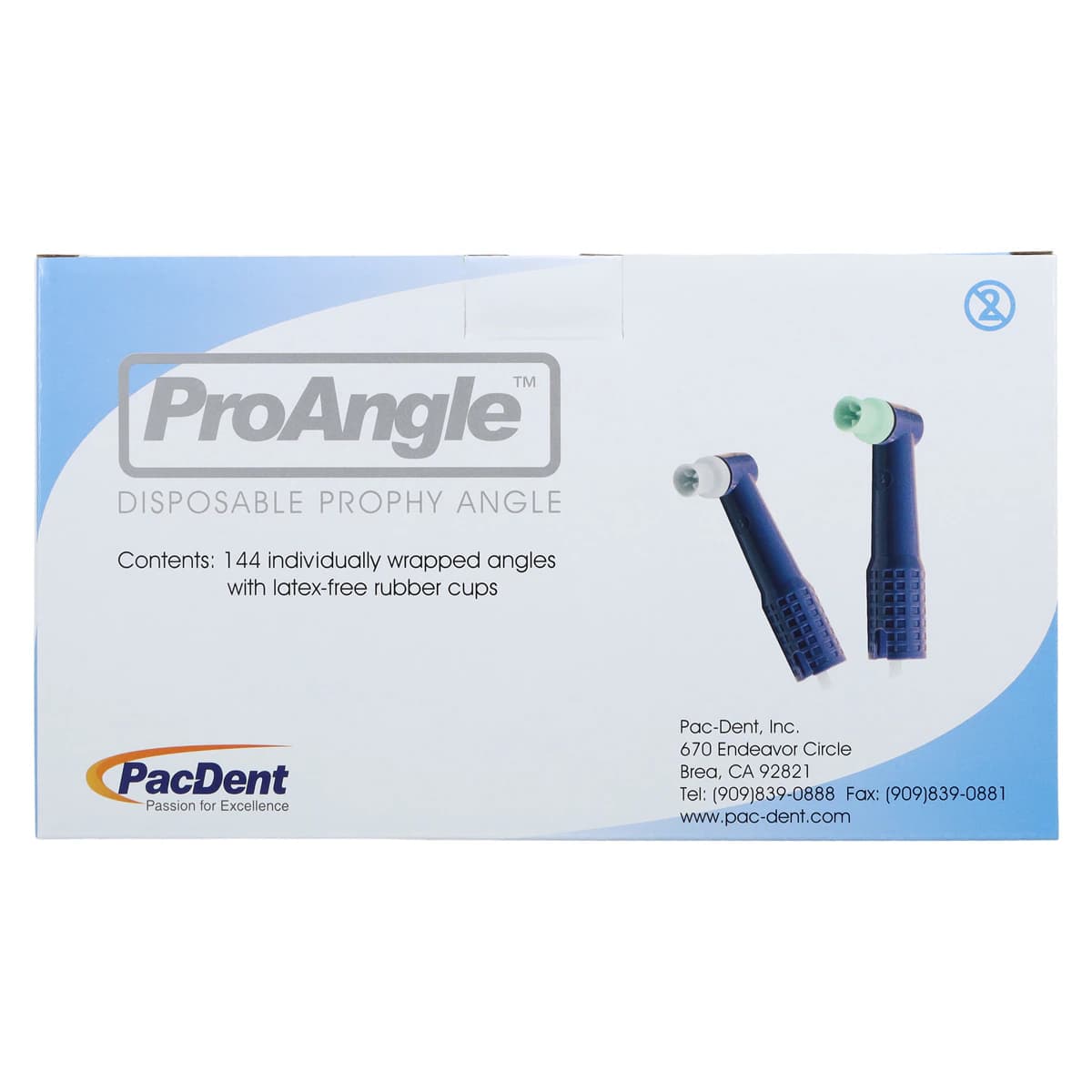 ProAngle Disposable Prophy Angle, Firm White Cup, 90 Degree, Latex-Free, 144/Box, 248-144 thumbnail 3