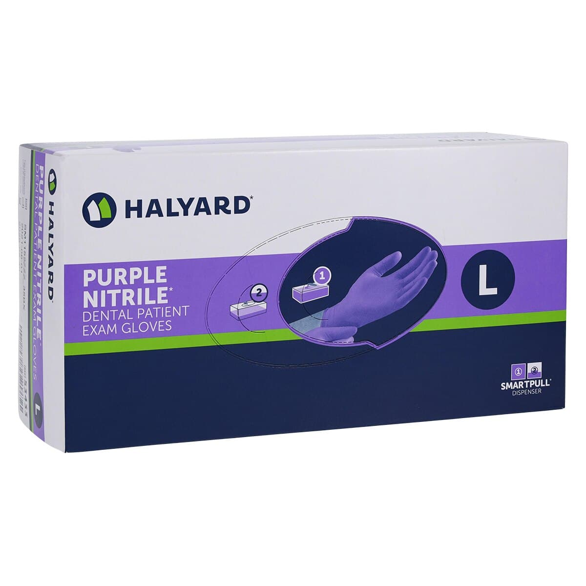 PURPLE NITRILE* Exam Gloves, Powder-Free, Latex-Free, Non-Sterile, Textured, Large, Purple, 100/Box thumbnail 4